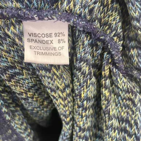 Anne Matthew Nursing Dress Spacedye Yarn Knit Stretch Jersey size S - Picture 9 of 9